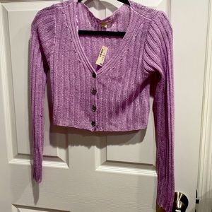 NWT Adorable Lilac Aeropostale Long-Sleeve Button Down